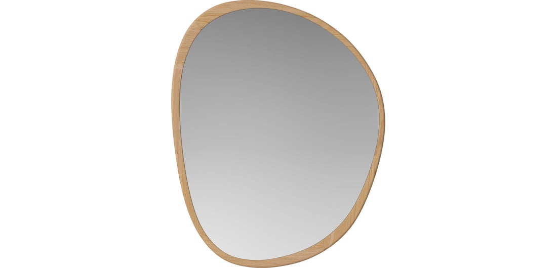 Bolia Oglindă Elope 88,5×71 cm Stejar Uluit, Masiv 1