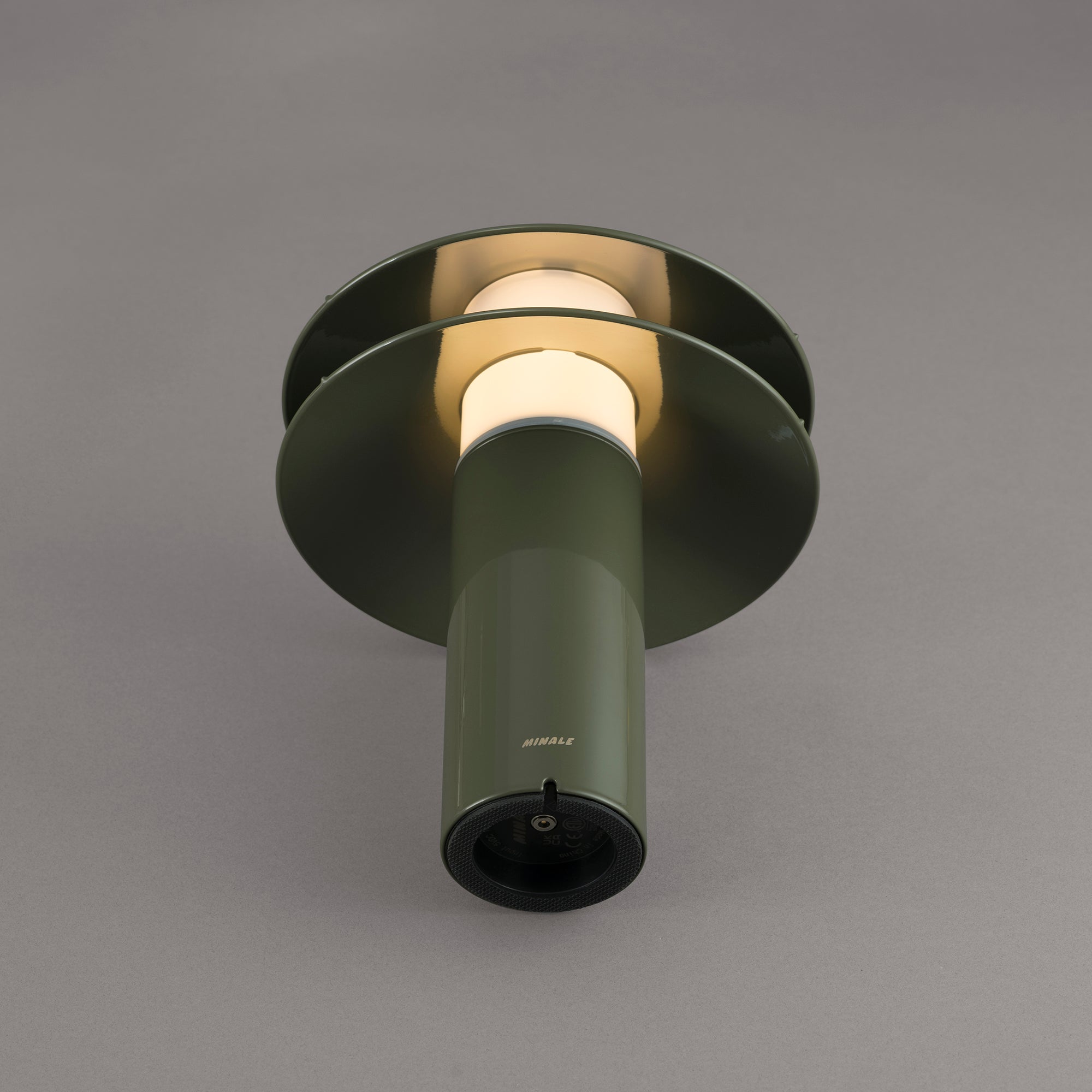 Minale veioză portabilă 2Shades | aluminiu, alamă | reîncărcabilă USB, interior și exterior
