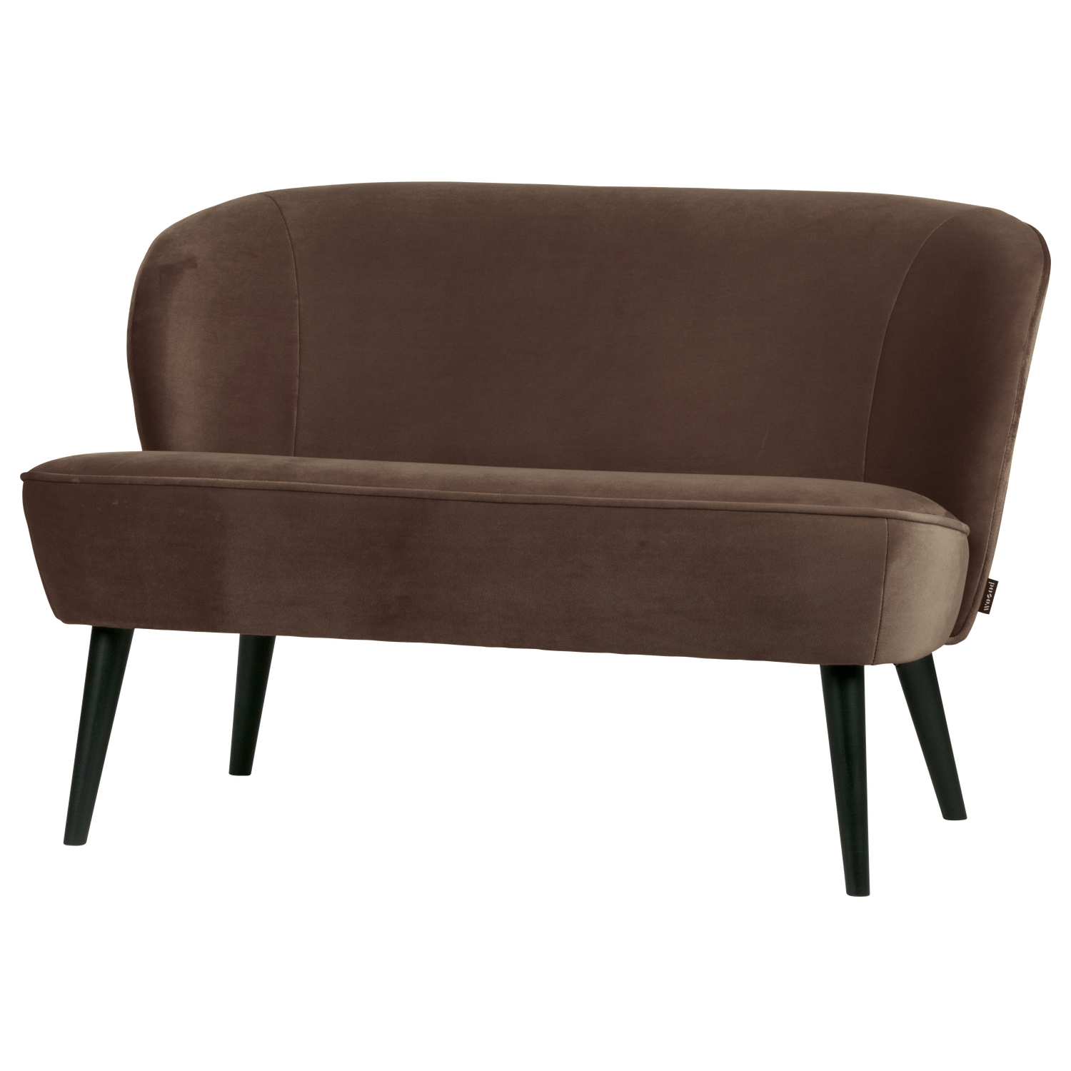 WOOOD banca SARA | 100% Pes | Maro inchis | 73x110x72 cm