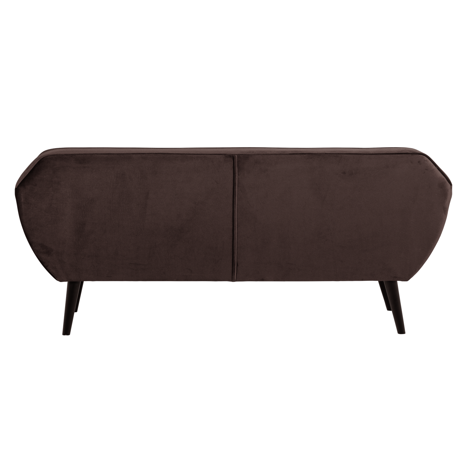 WOOOD canapea 2 locuri ROCCO | Poliester | Maro inchis | 75x187x82 cm