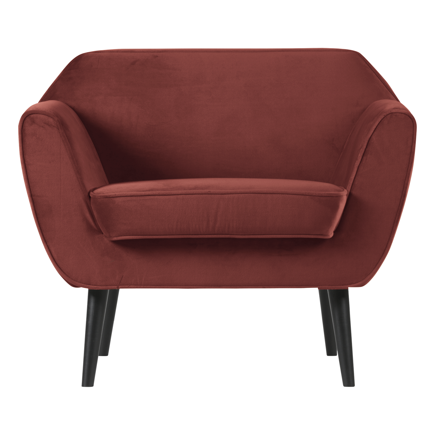 WOOOD fotoliu ROCCO ARMCHAIR VELVET | 100% Pes | Burgund | 75x92x81 cm