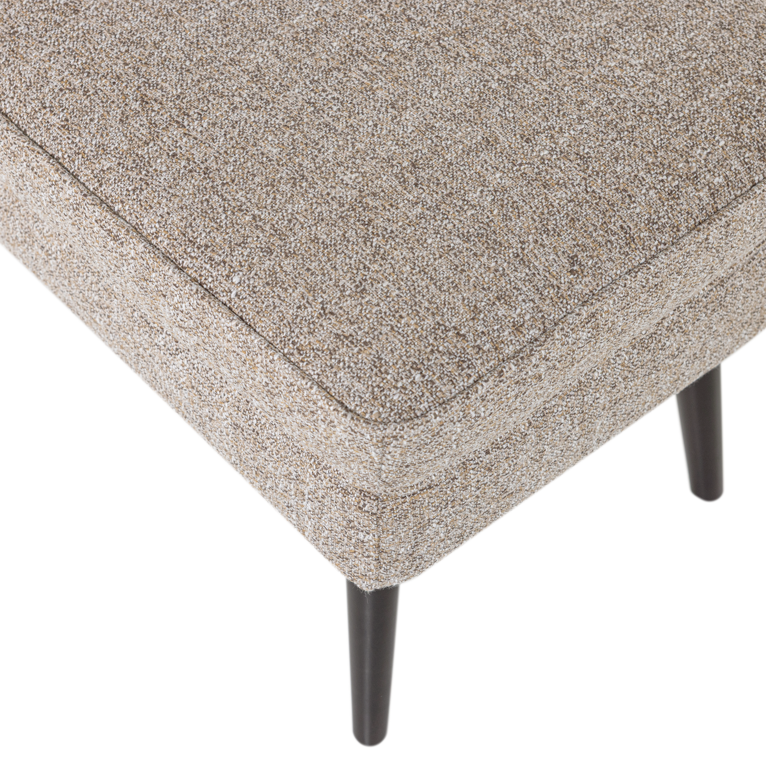 WOOOD taburet ROCCO HOCKER WOVEN FABRIC | 94% Pes / 6% Ny | Maro | 47x77x51 cm