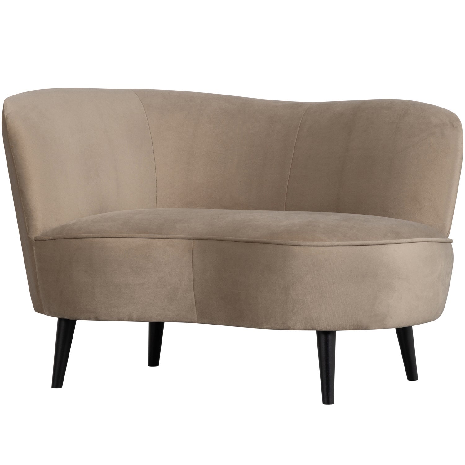 WOOOD fotoliu SARA | poliester | Khaki | 71x112x81 cm