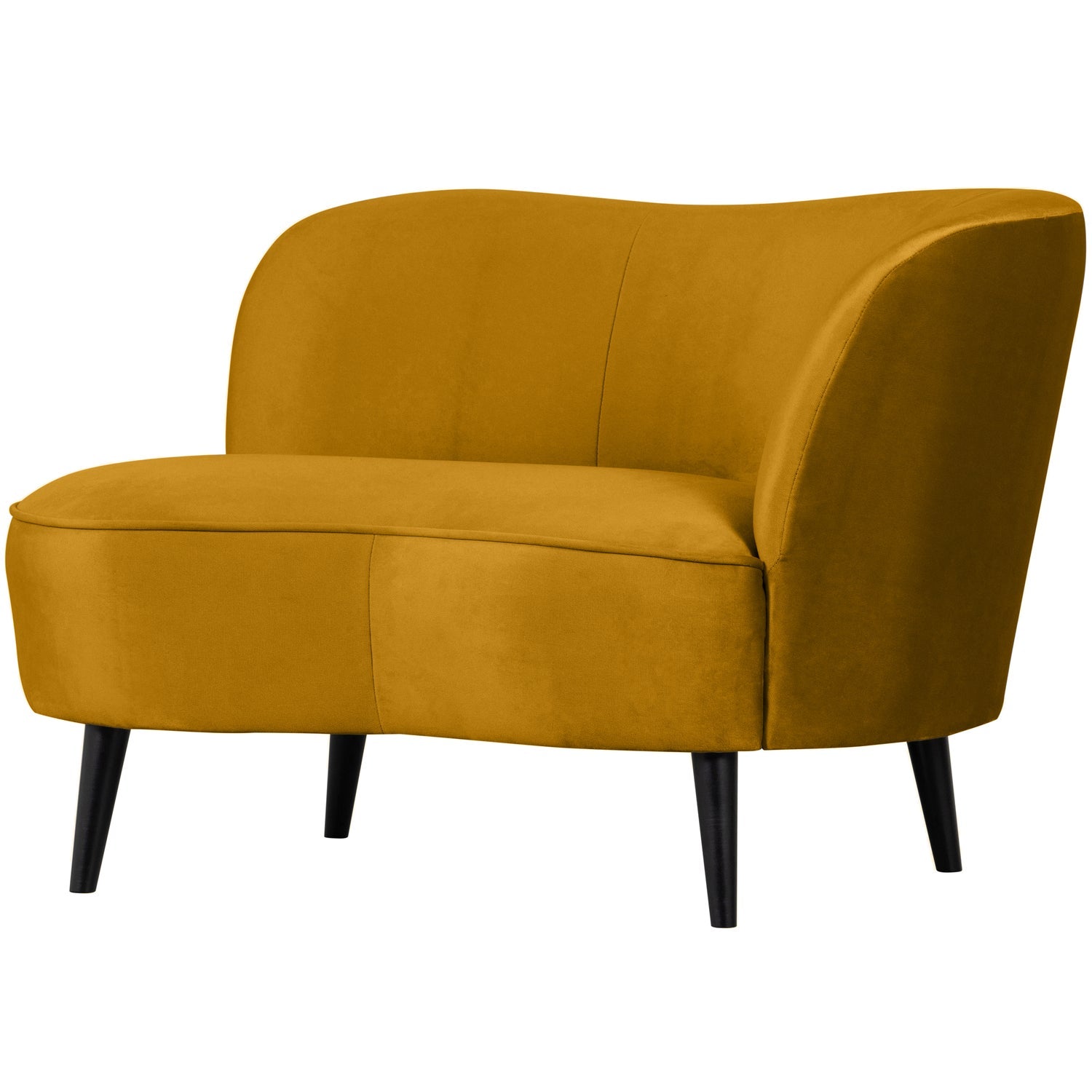 WOOOD fotoliu SARA | poliester | Ochre | 71x112x81 cm