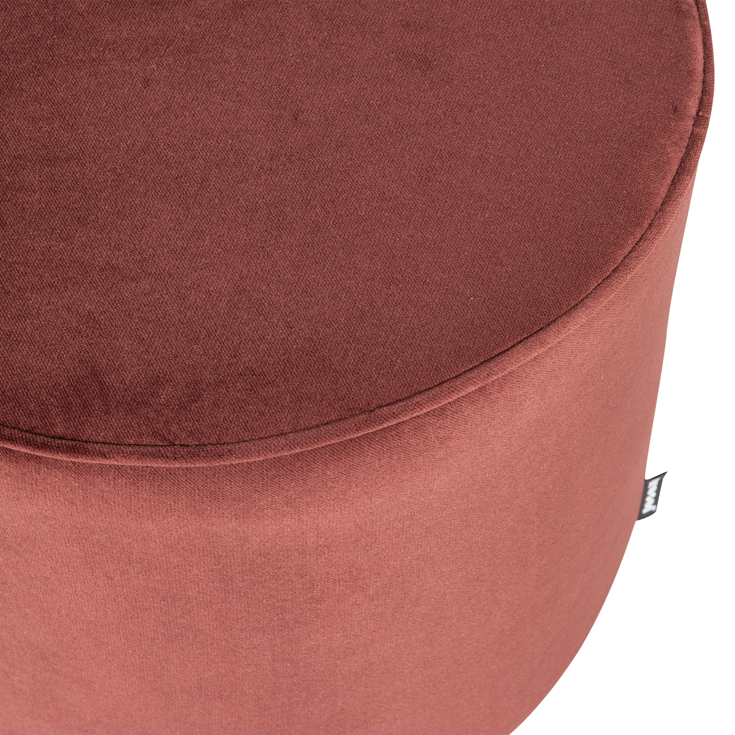 WOOOD puf SARA | 100% Pes | Burgund | 46x46x46 cm