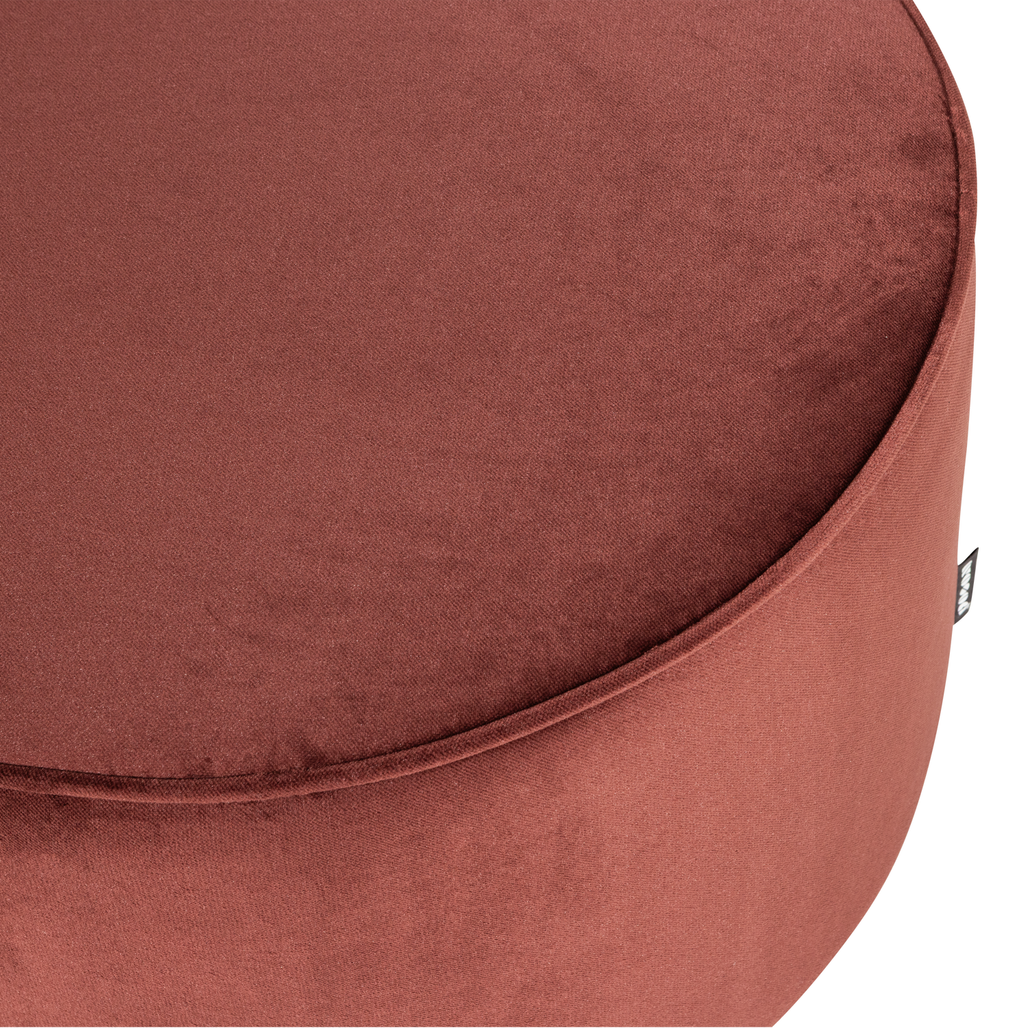 WOOOD puf SARA | 100% Pes | Burgund | 36x60x60 cm