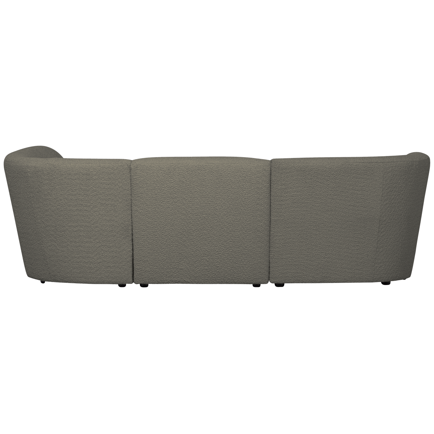 WOOOD canapea 3 locuri COCO | 100% Pes | Verde | 70x230x138 cm