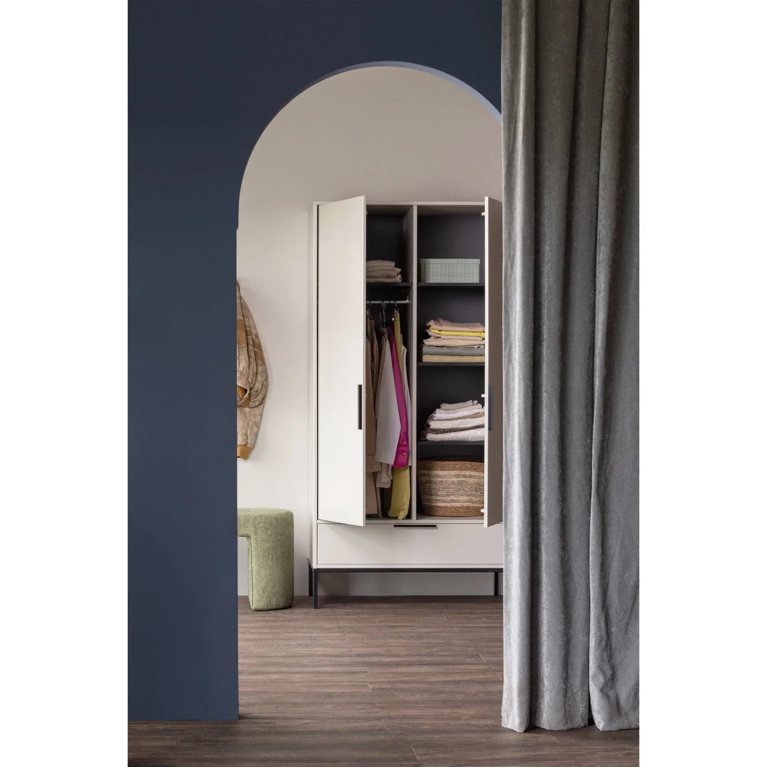 WOOOD dulap copii Adam pin Dust FSC, 100x53x200 cm 2