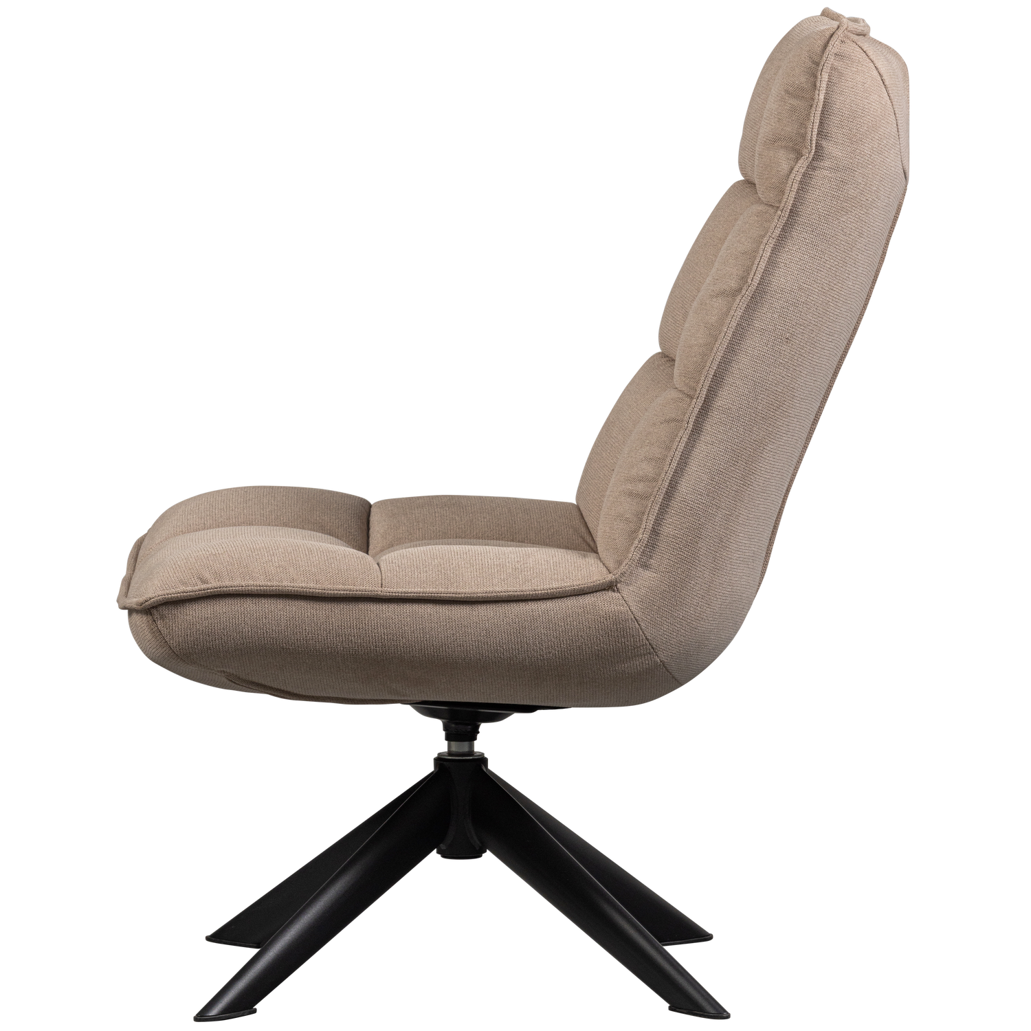 WOOOD fotoliu JOUKE SWIVEL ARMCHAIR | 100% Pes | Nisipiu | 97x70x85 cm