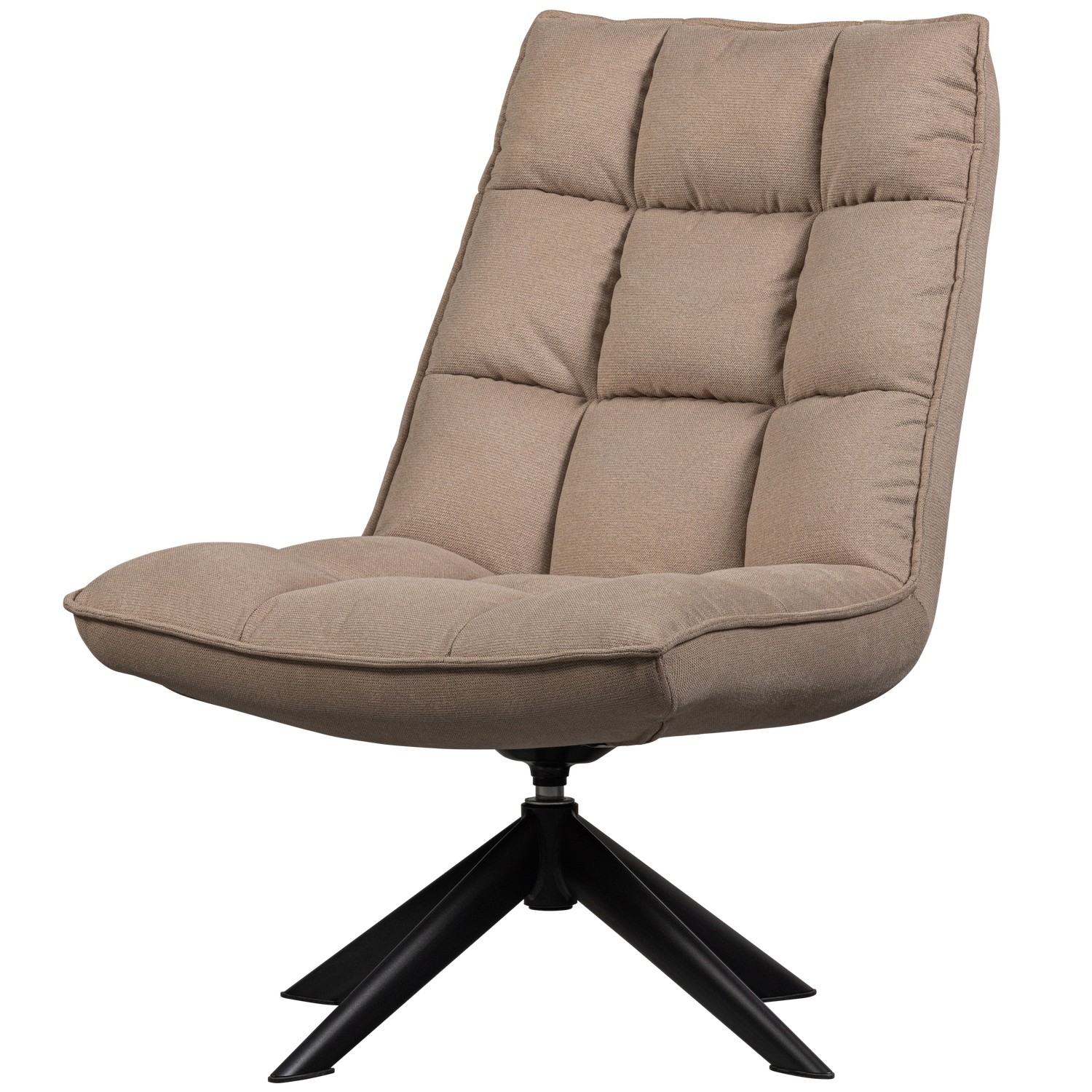 WOOOD fotoliu JOUKE SWIVEL ARMCHAIR | 100% Pes | Nisipiu | 97x70x85 cm