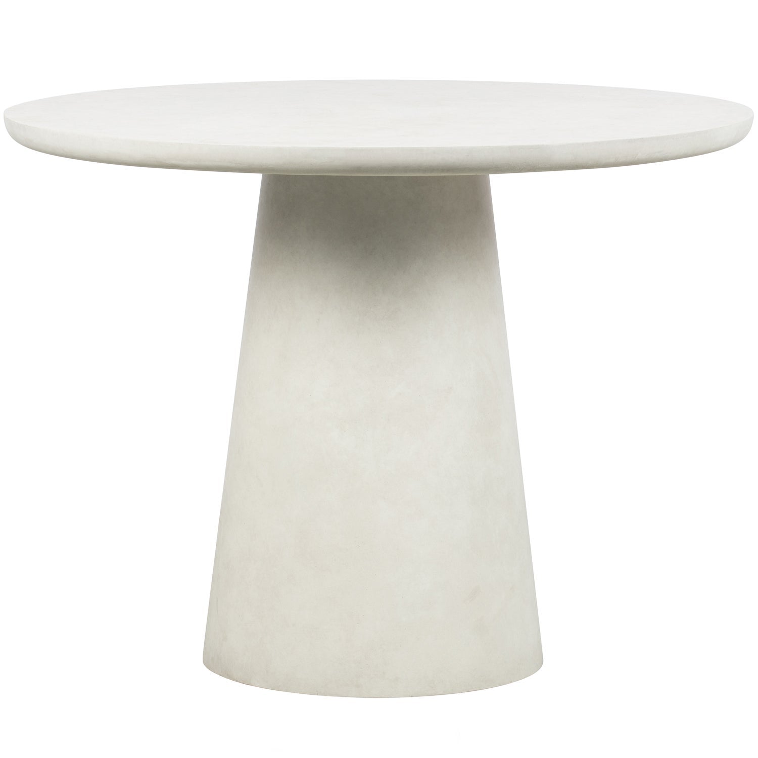 WOOOD masa dining DAMON | Fiber Clay | Alb | 77x100x100 cm