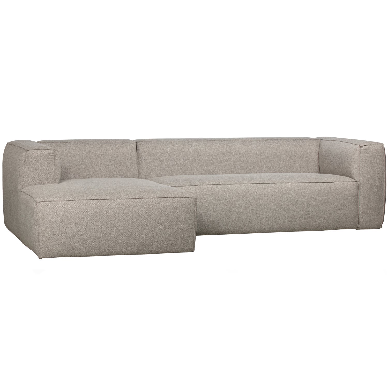 WOOOD canapea colt BEAN | 85% Pes / 15% Cot | Gri | 73x305x175 cm