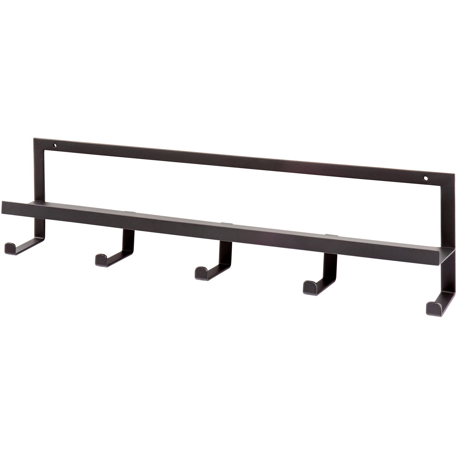 WOOOD cuier QUINN COATRACK 5 | Metal | Negru | 13x50x7 cm
