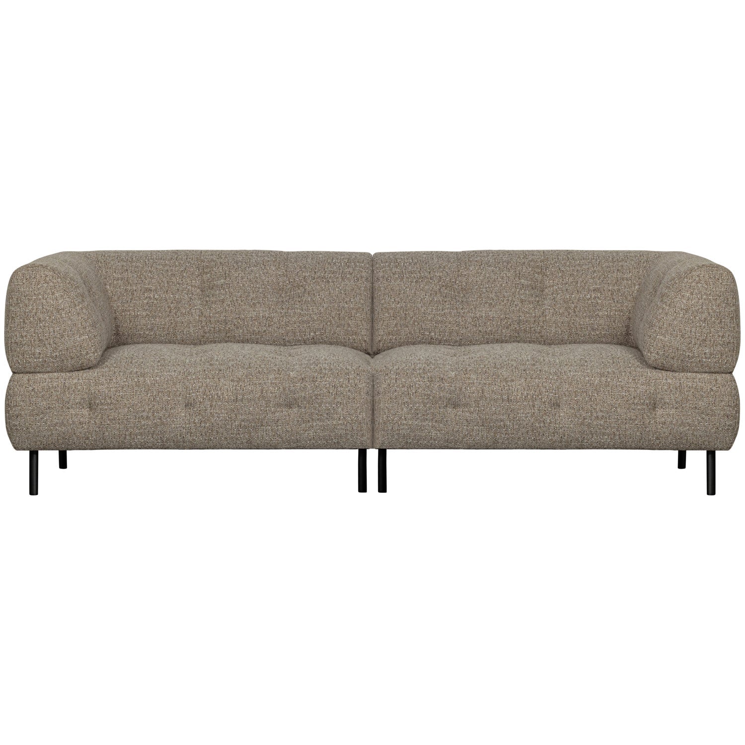 WOOOD canapea 4 locuri LLOYD | 94% pes / 6% ny | Maro | 75x245x90 cm