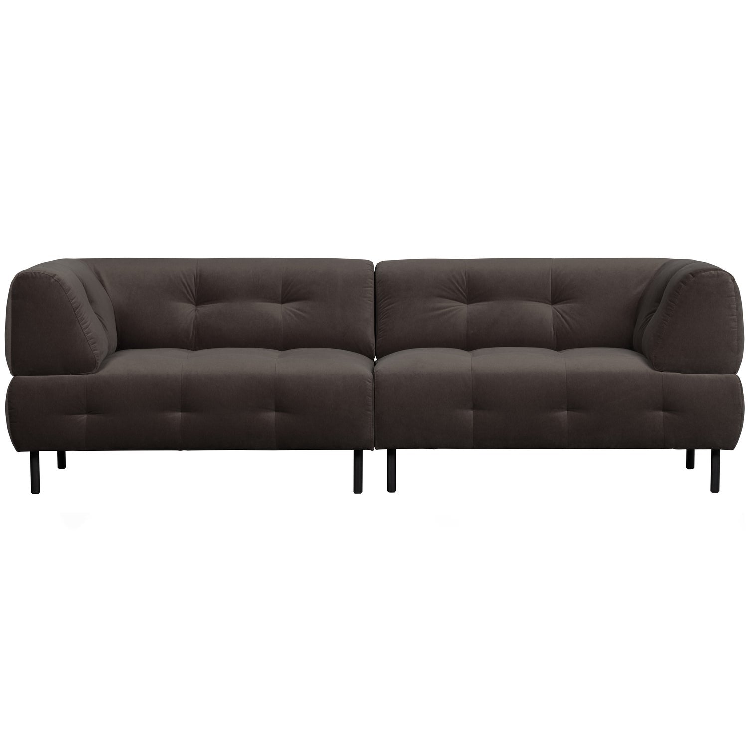 WOOOD canapea 4 locuri LLOYD | 80% Pes / 20% Cot | Cast Iron | 75x245x90 cm