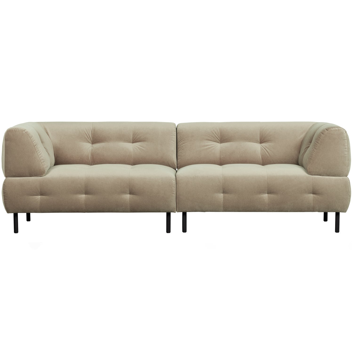 WOOOD canapea 4 locuri LLOYD | 80% Pes / 20% Cot | Sea Salt | 75x245x90 cm