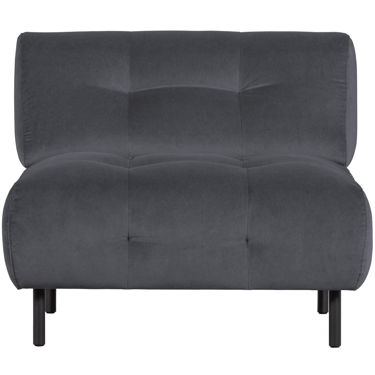 WOOOD fotoliu LLOYD ARMCHAIR VELVET CLOUD | 80% Pes / 20% Cot | Cloud | 75x90x90 cm