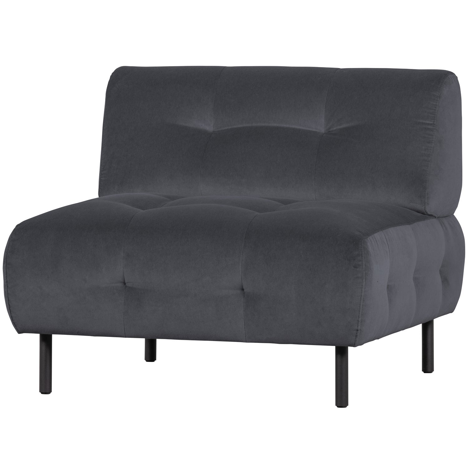 WOOOD fotoliu LLOYD ARMCHAIR VELVET CLOUD | 80% Pes / 20% Cot | Cloud | 75x90x90 cm