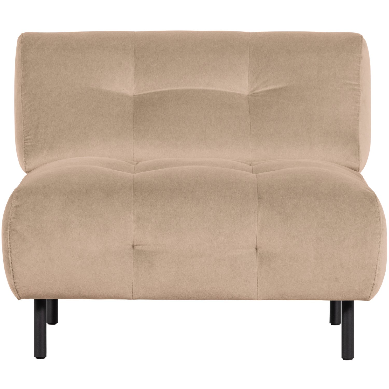 WOOOD fotoliu LLOYD ARMCHAIR VELVET SEA SALT | 80% Pes / 20% Cot | Sea Salt | 75x90x90 cm