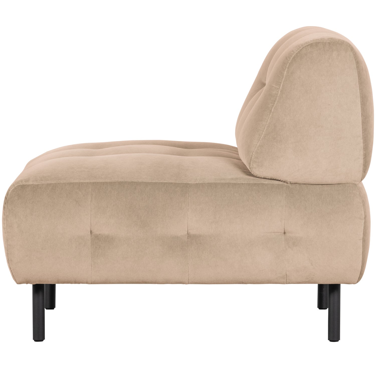WOOOD fotoliu LLOYD ARMCHAIR VELVET SEA SALT | 80% Pes / 20% Cot | Sea Salt | 75x90x90 cm