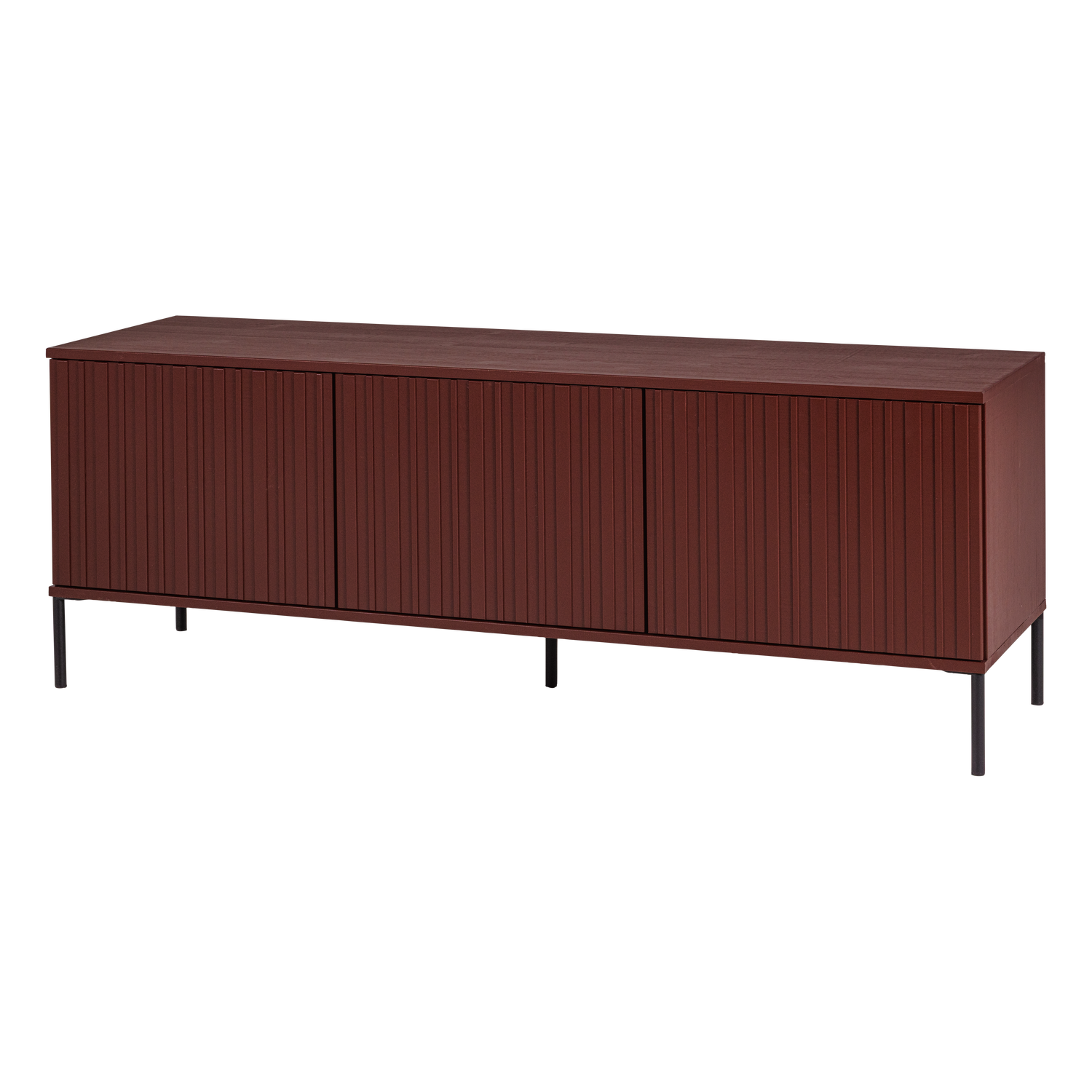 WOOOD mobila TV NEW GRAVURE | Pin | Burgund | 56x150x44 cm