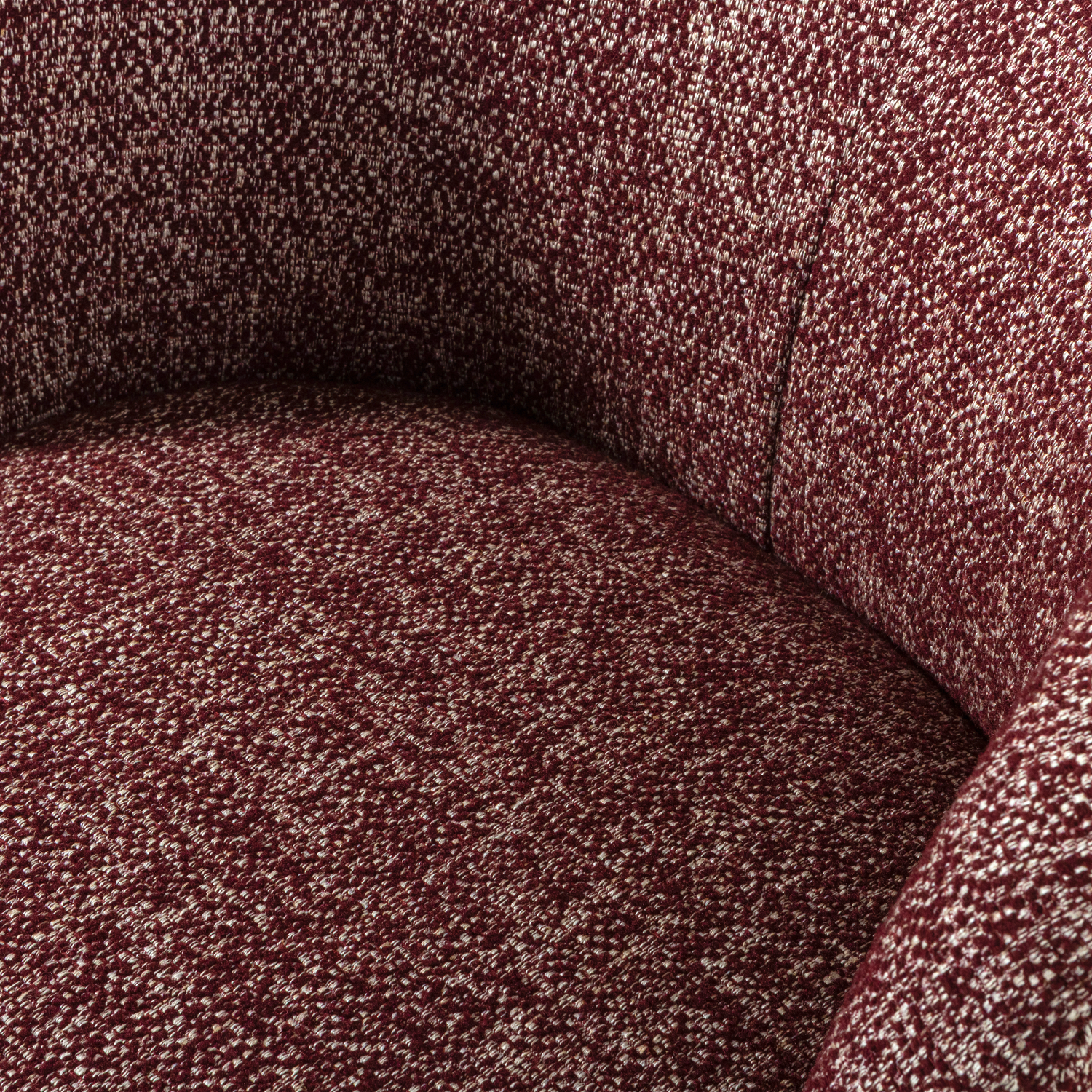 SERRA SWIVEL CHAIR BURGUNDY RED MELANGE