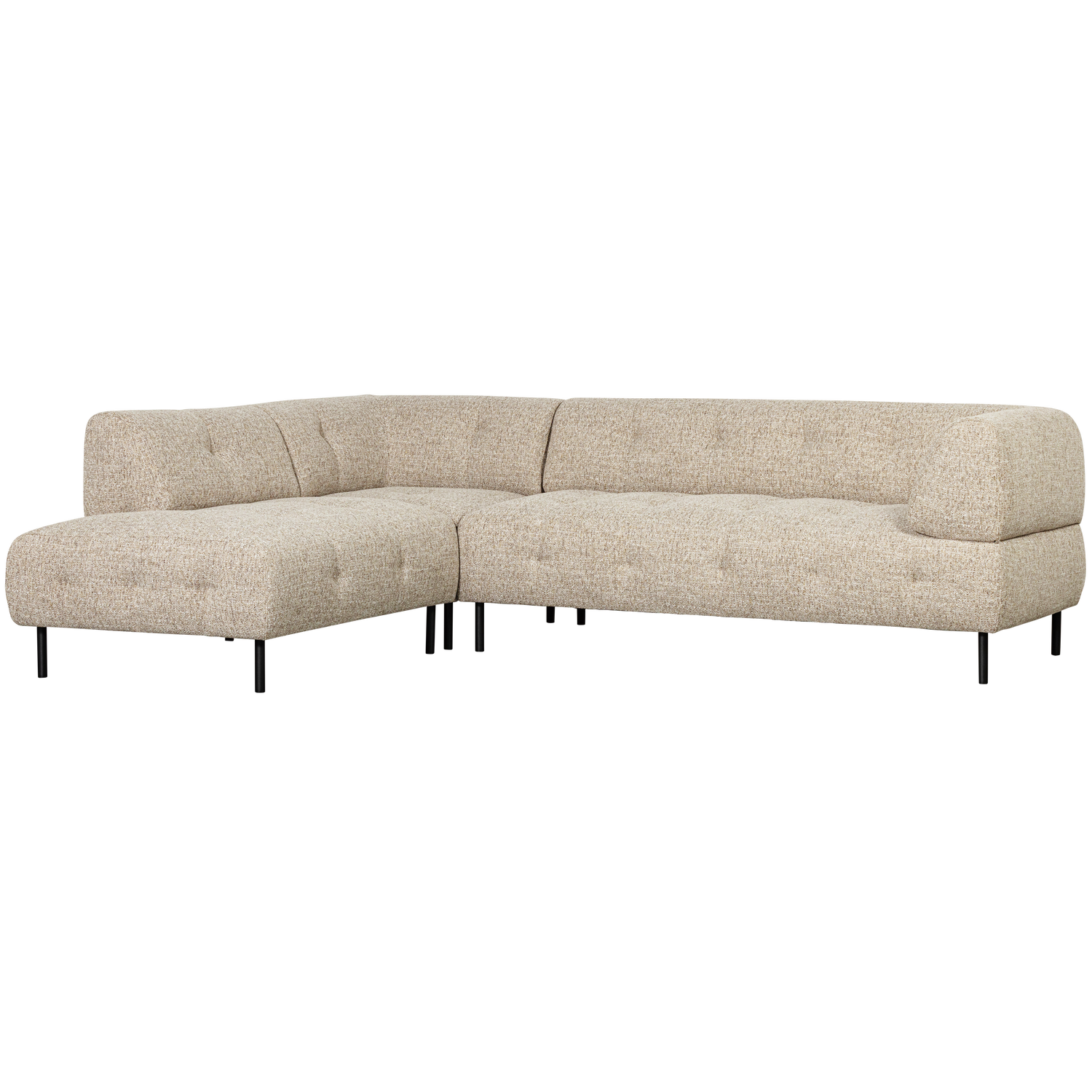 WOOOD canapea colt LLOYD | 94% pes / 6% ny | Natural | 77x267x205 cm