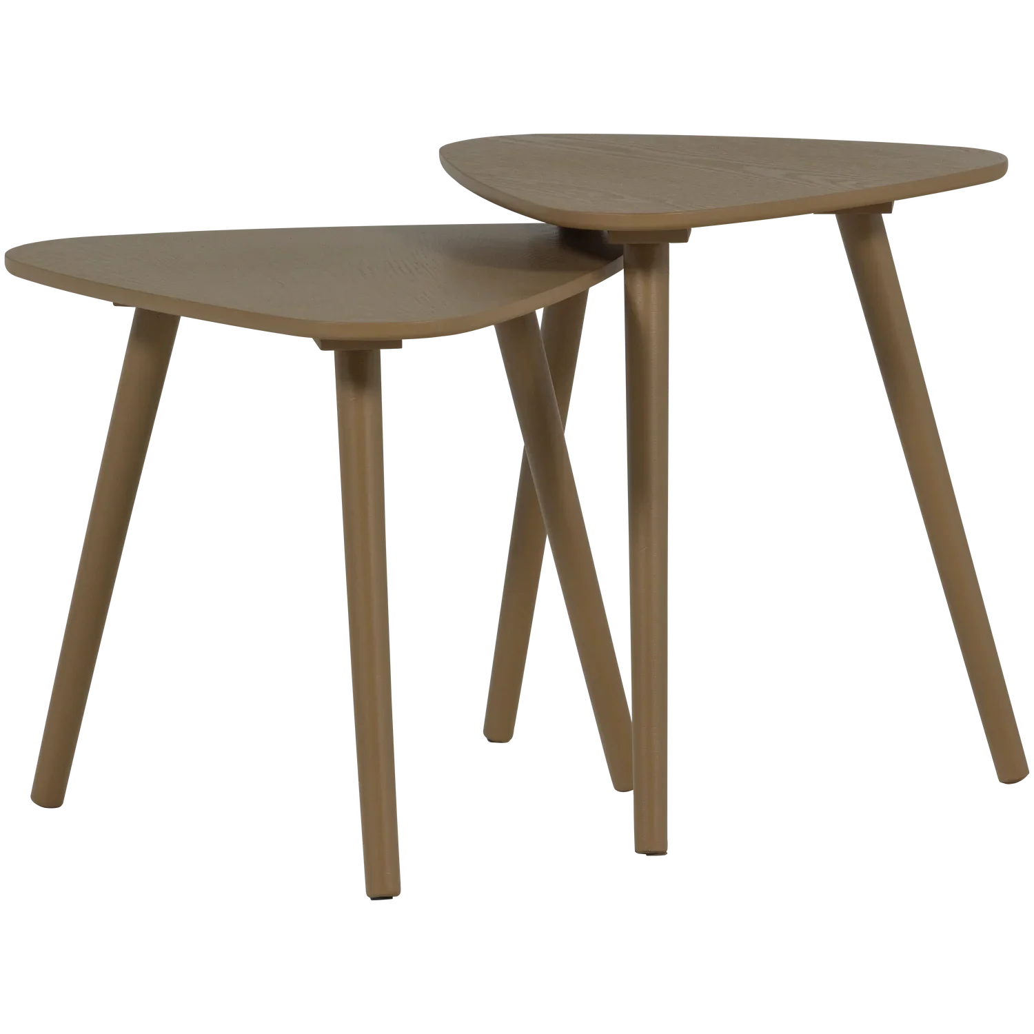 NILA SIDE TABLES WOOD MUD - SET OF 2