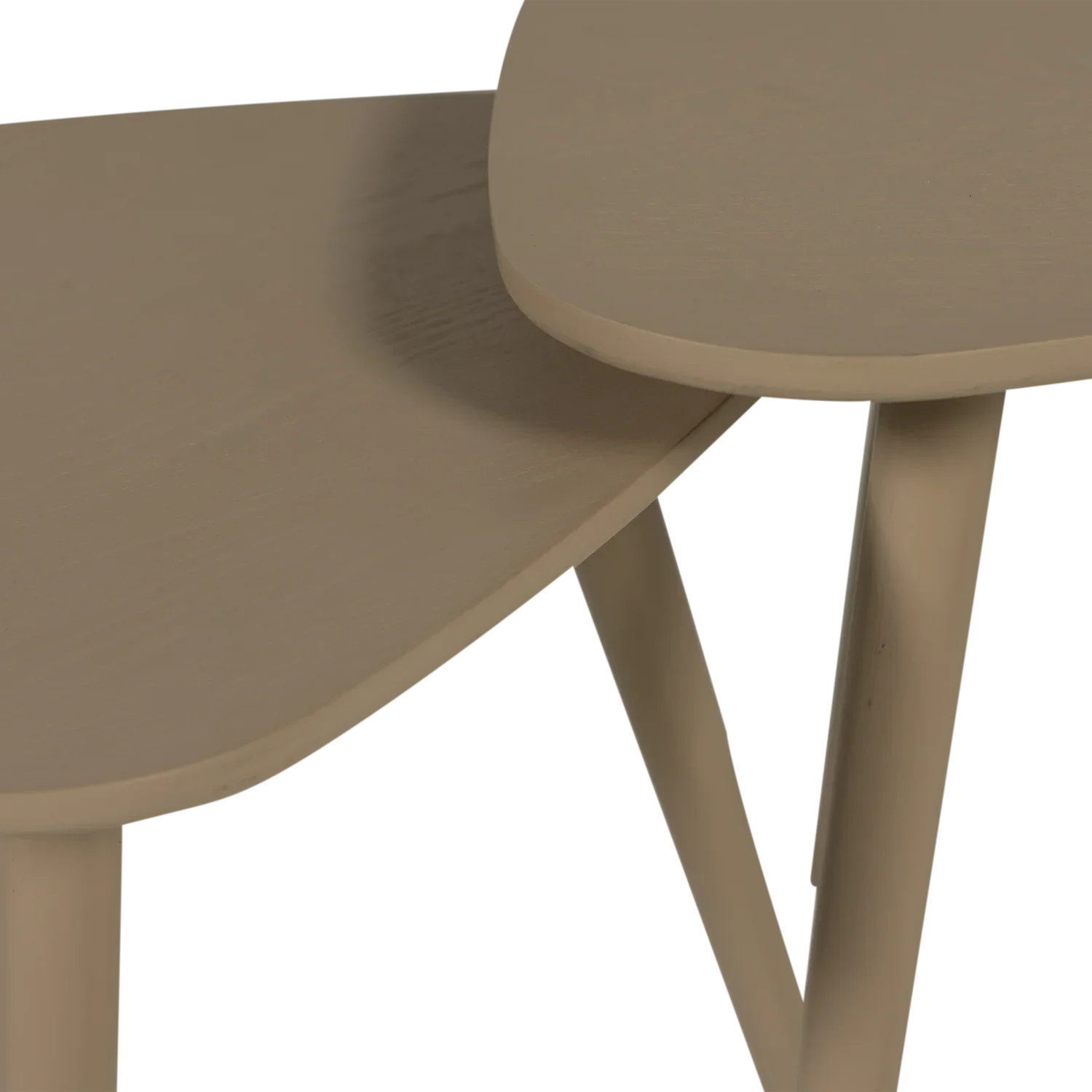 NILA SIDE TABLES WOOD SAND - SET OF 2