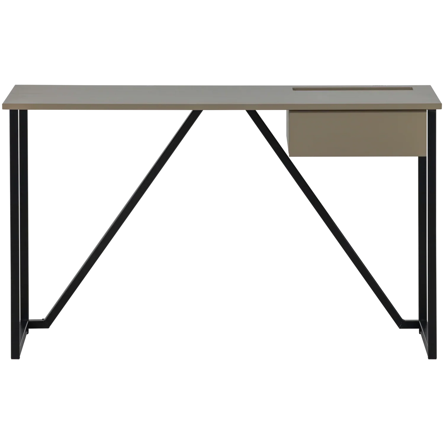 WOOOD birou New Julius pin Mud FSC, 126x53x75 cm 4