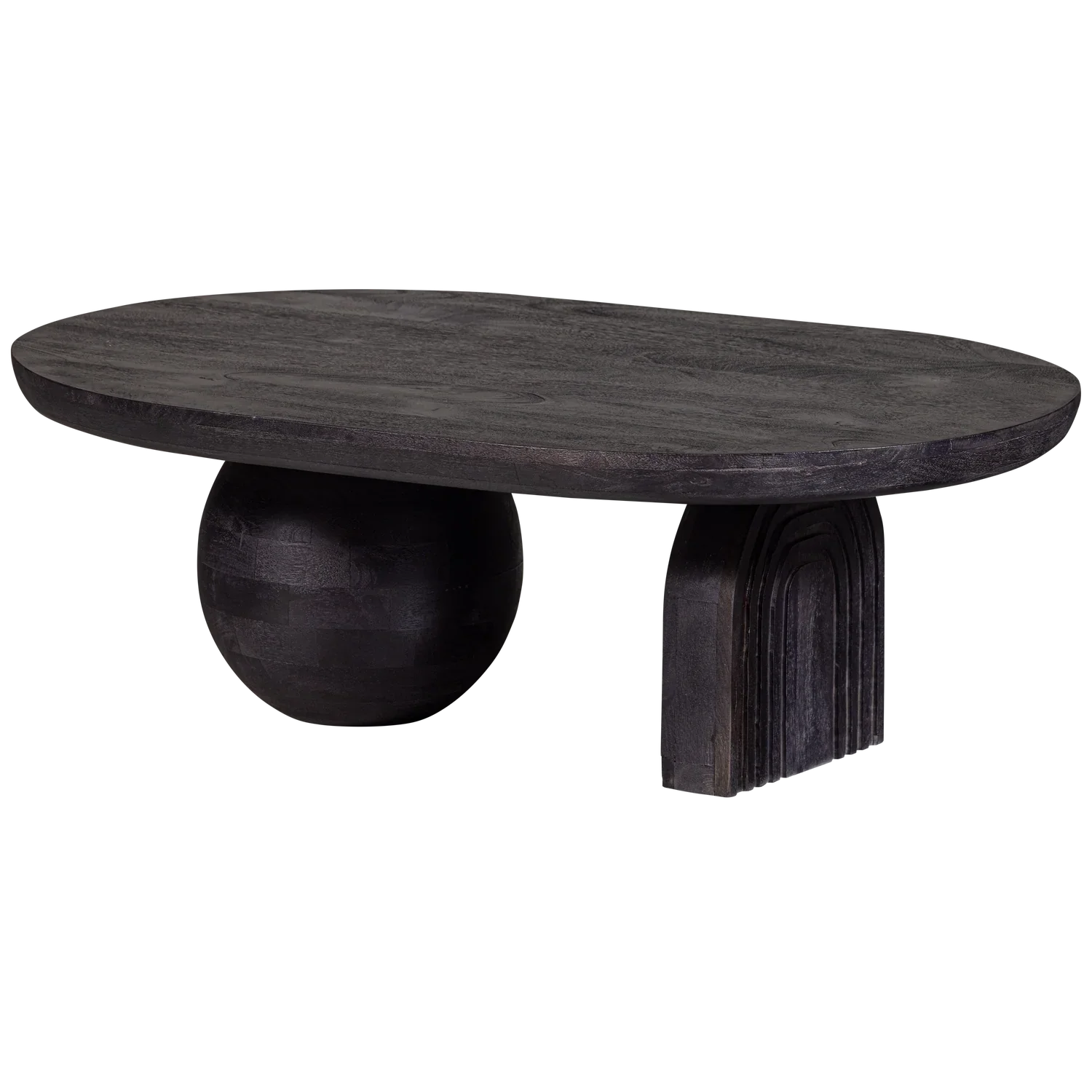 STEPPE COFFEE TABLE MANGO WOOD BLACK