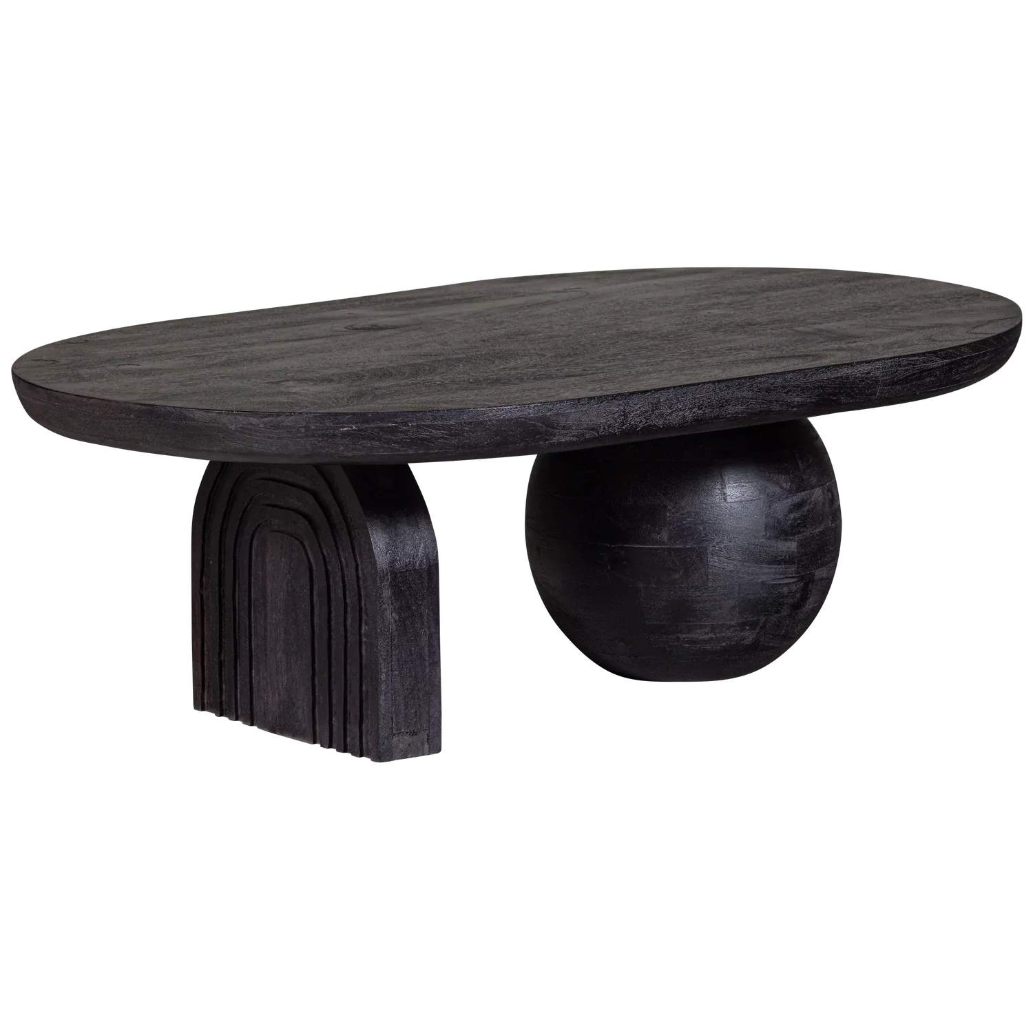 STEPPE COFFEE TABLE MANGO WOOD BLACK