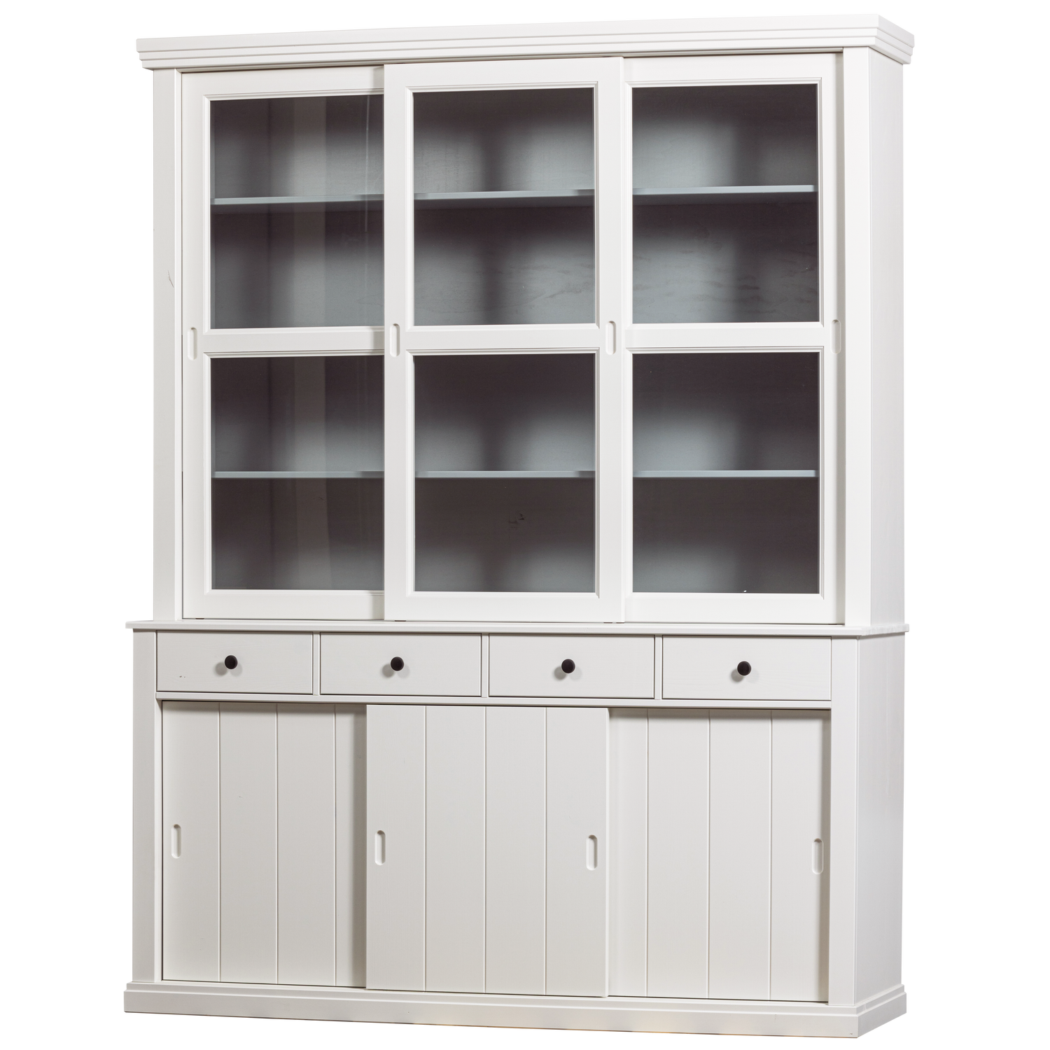 WOOOD dulap LAGOS | Pin | Alb | 214x166x48 cm