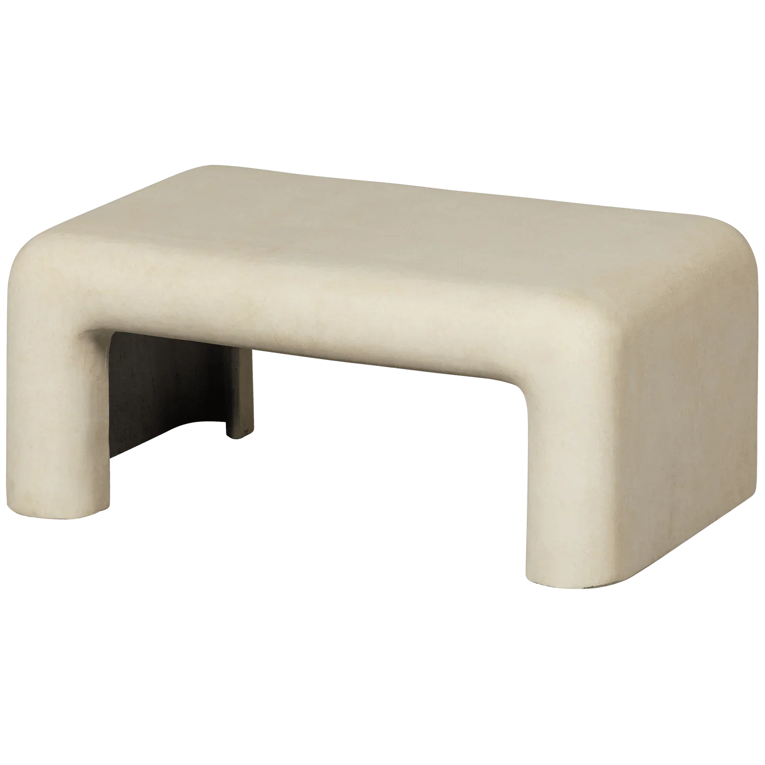 SET OF 2 - STANI COFFEE TABLES FIBER CLAY NATURAL