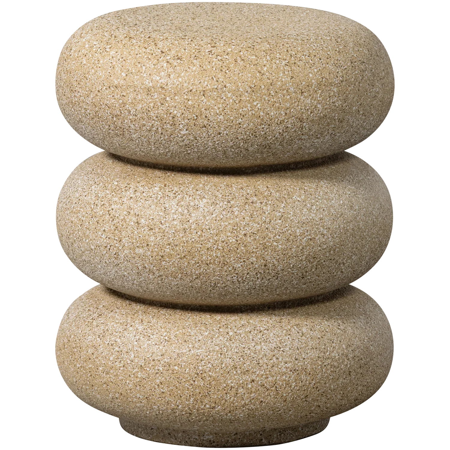 LAUREL SIDE TABLE WITH DOTS BEIGE