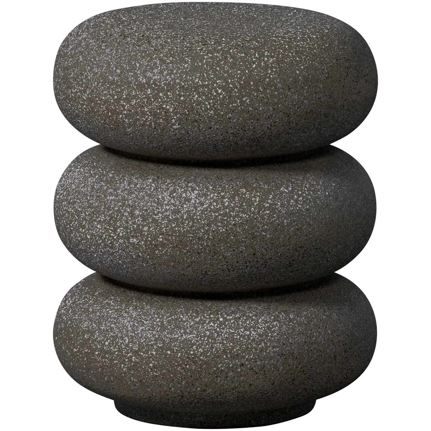 LAUREL SIDE TABLE WITH DOTS BLACK