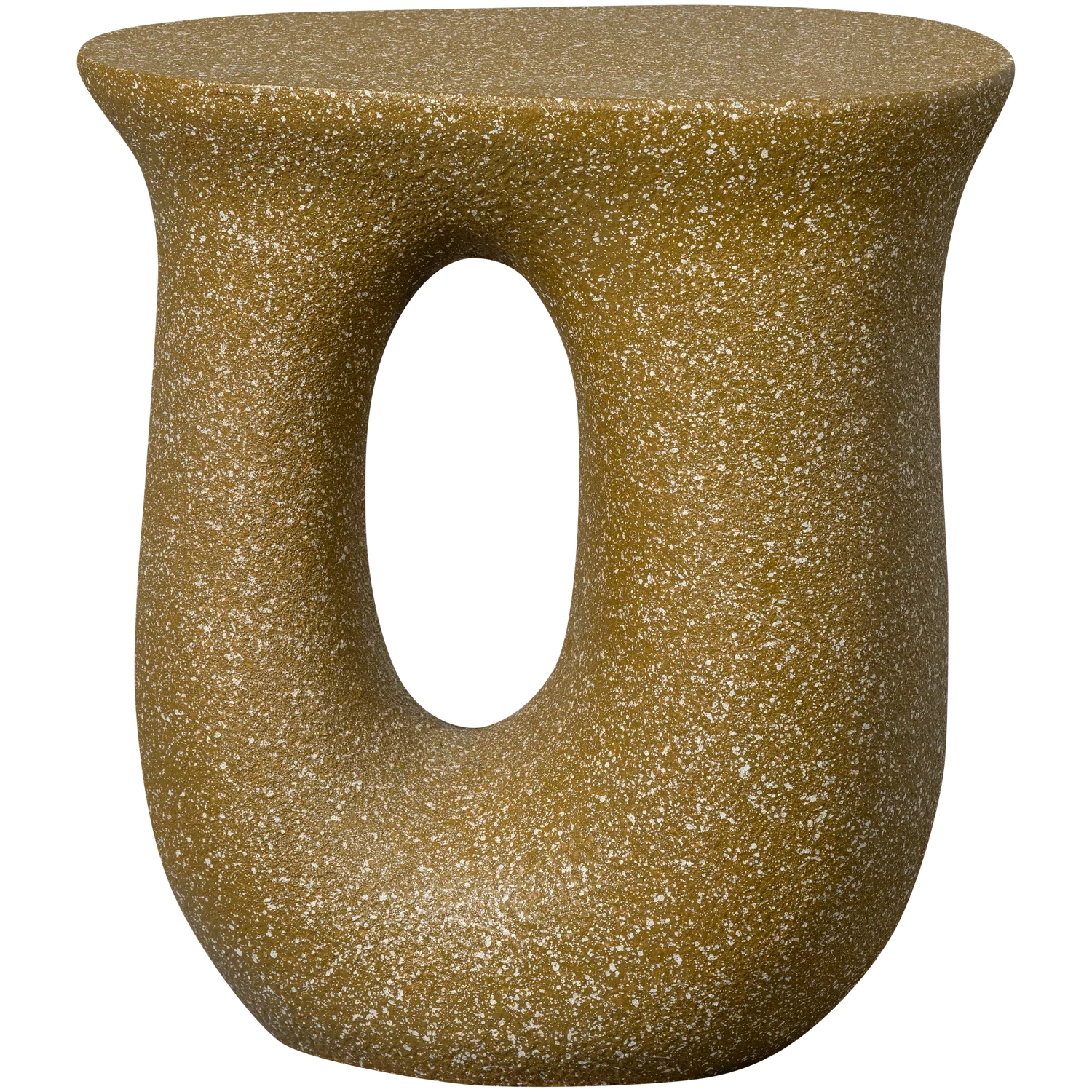 MOSON SIDE TABLE WITH DOTS GREEN