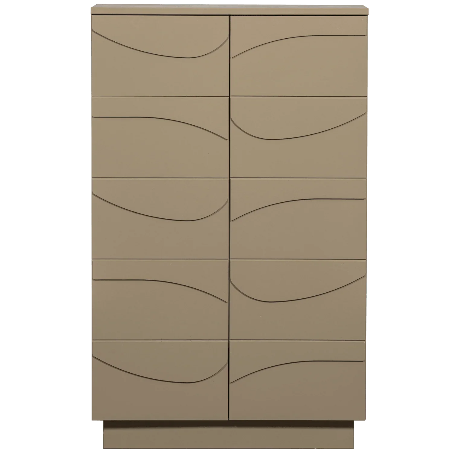 WOOOD dulap Teo pin Mud FSC, 72x35x116 cm 4