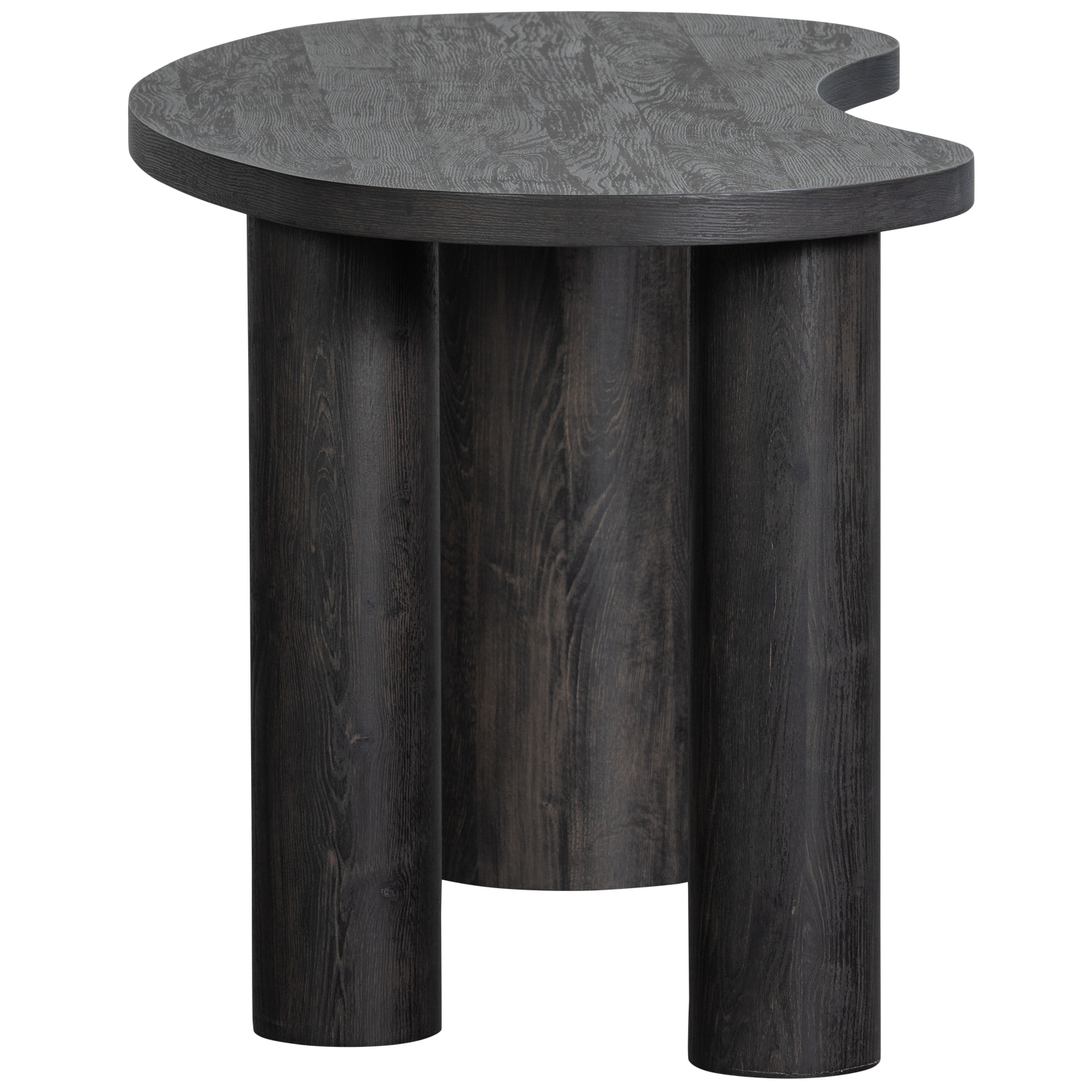 MAAN ORGANIC SIDETABLE/DESK MDF DARK BROWN
