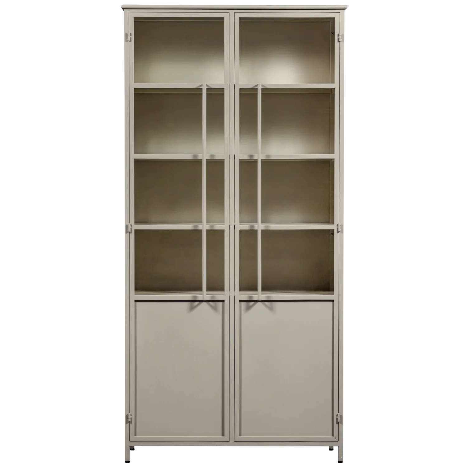 EXHIBIT XL 2-DOORS DISPLAY CASE METAL SAND