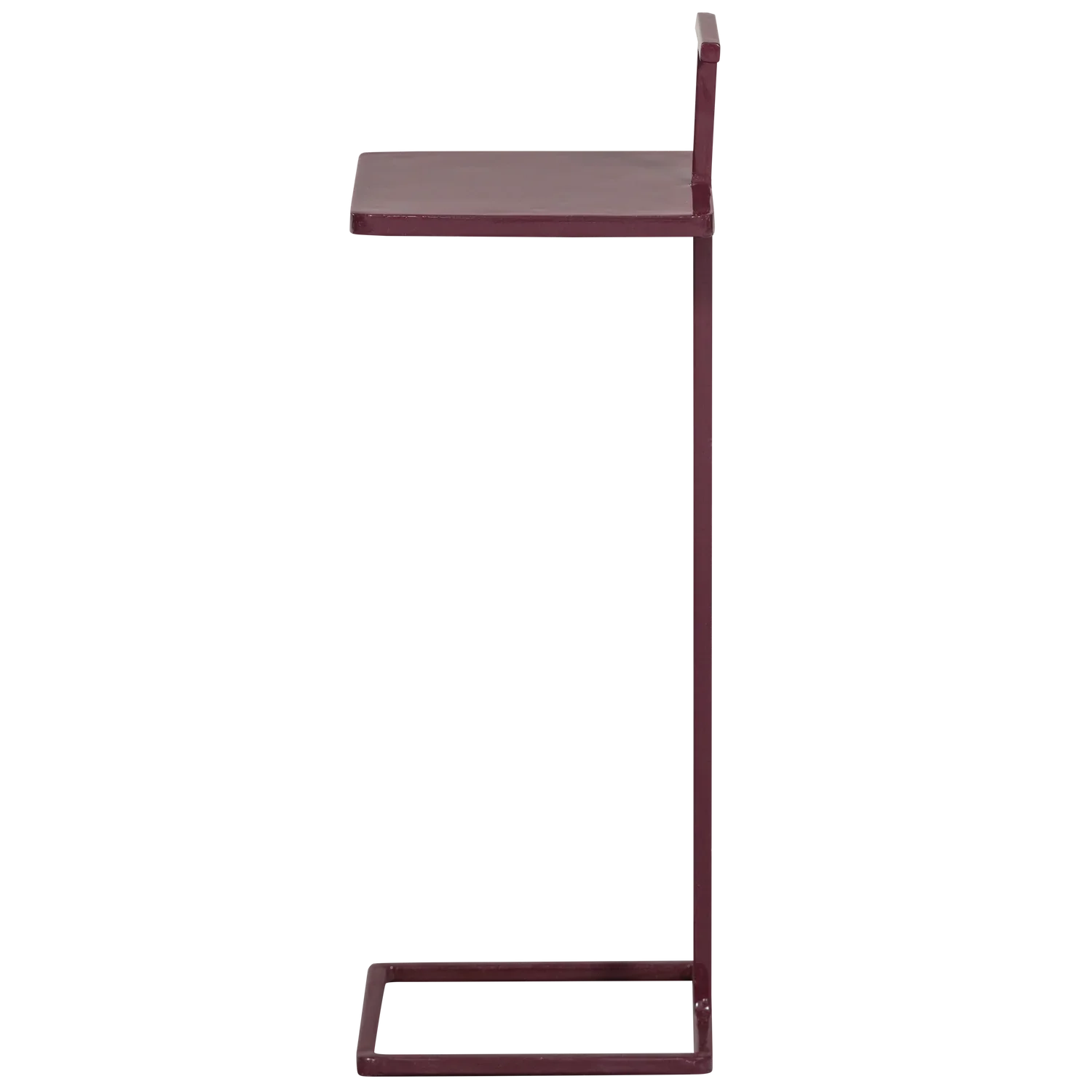 TOSTE SIDE TABLE METAL AUBERGINE