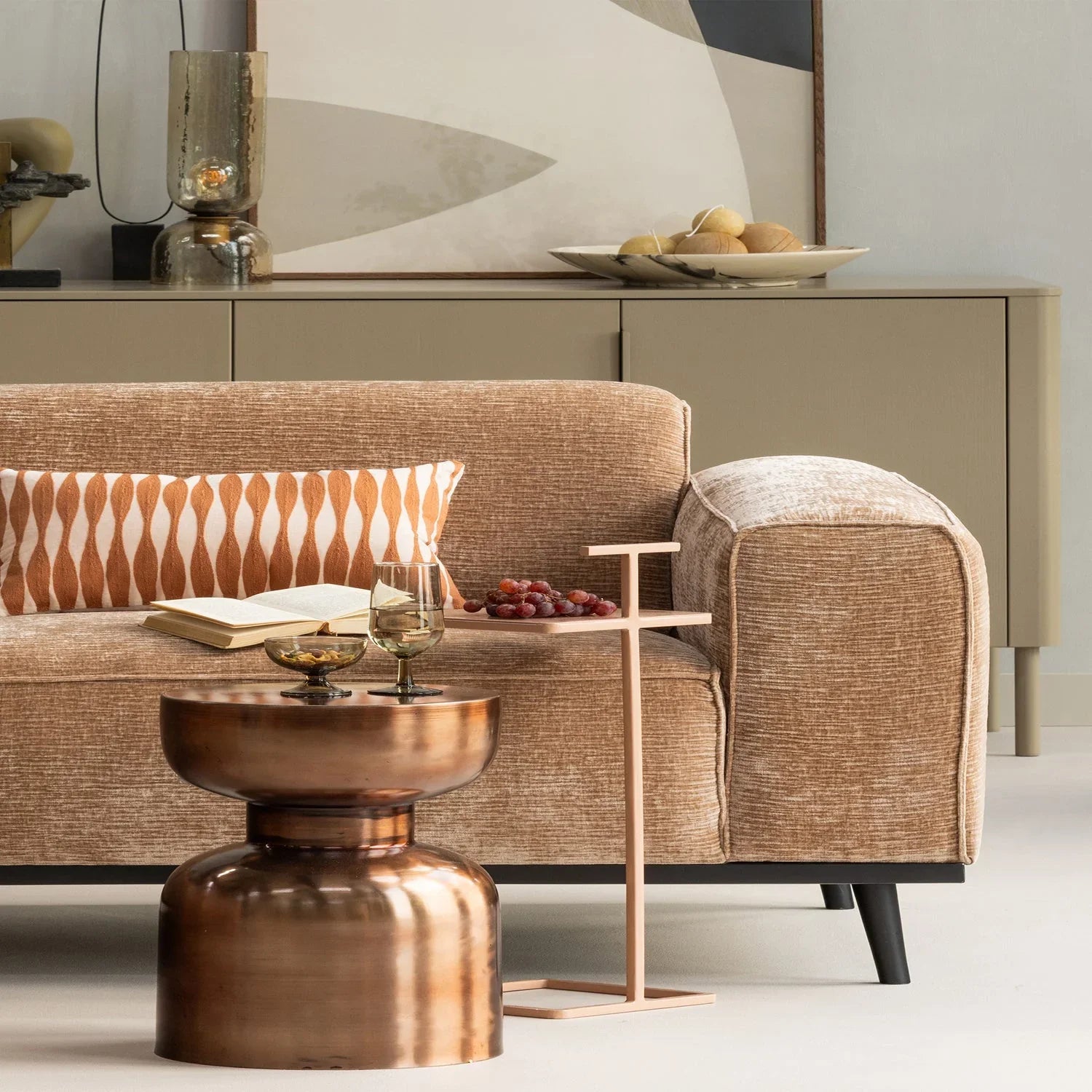 FRITS SIDE TABLE METAL BRONZE