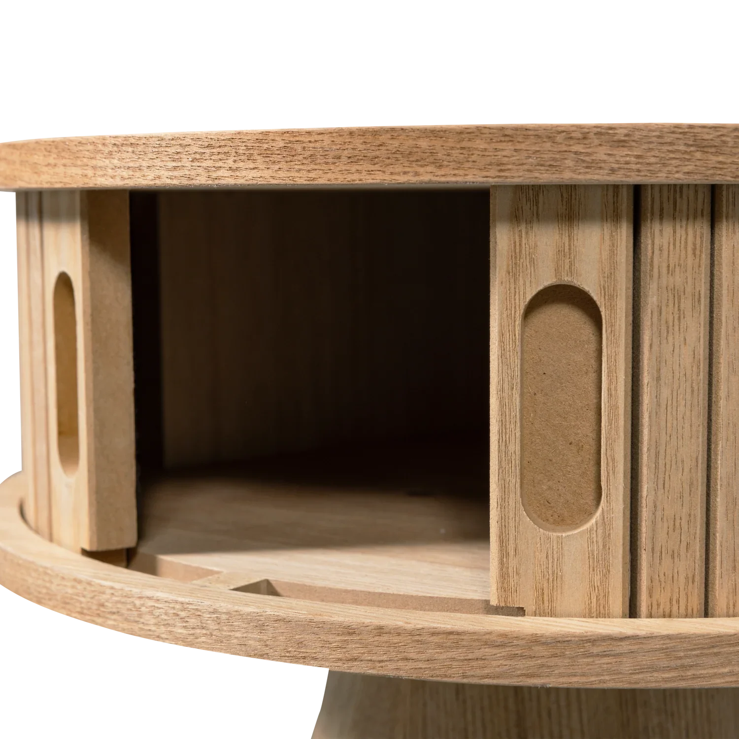 KARRI NIGHTSTAND ROUND WOOD NATURAL