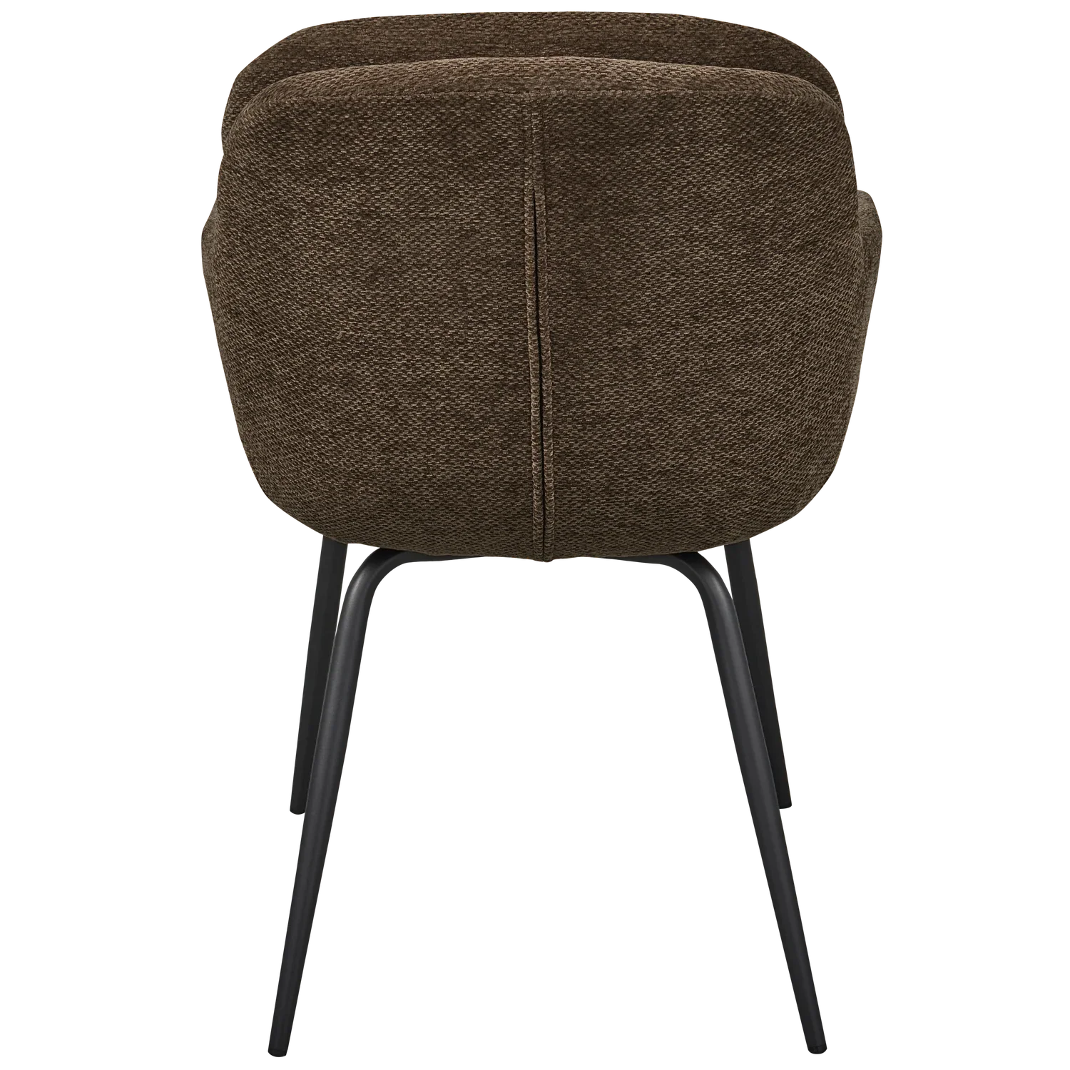 RUNA DINING CHAIR CHENILLE WARM BROWN
