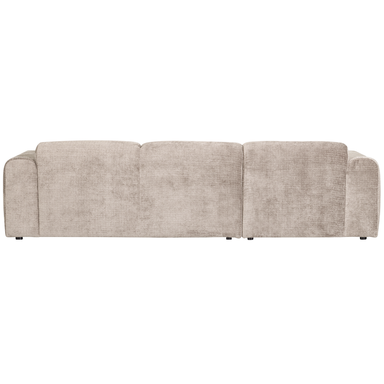 CLOUD CHAISE LONGUE SOFA LEFT CHENILLE NATURAL