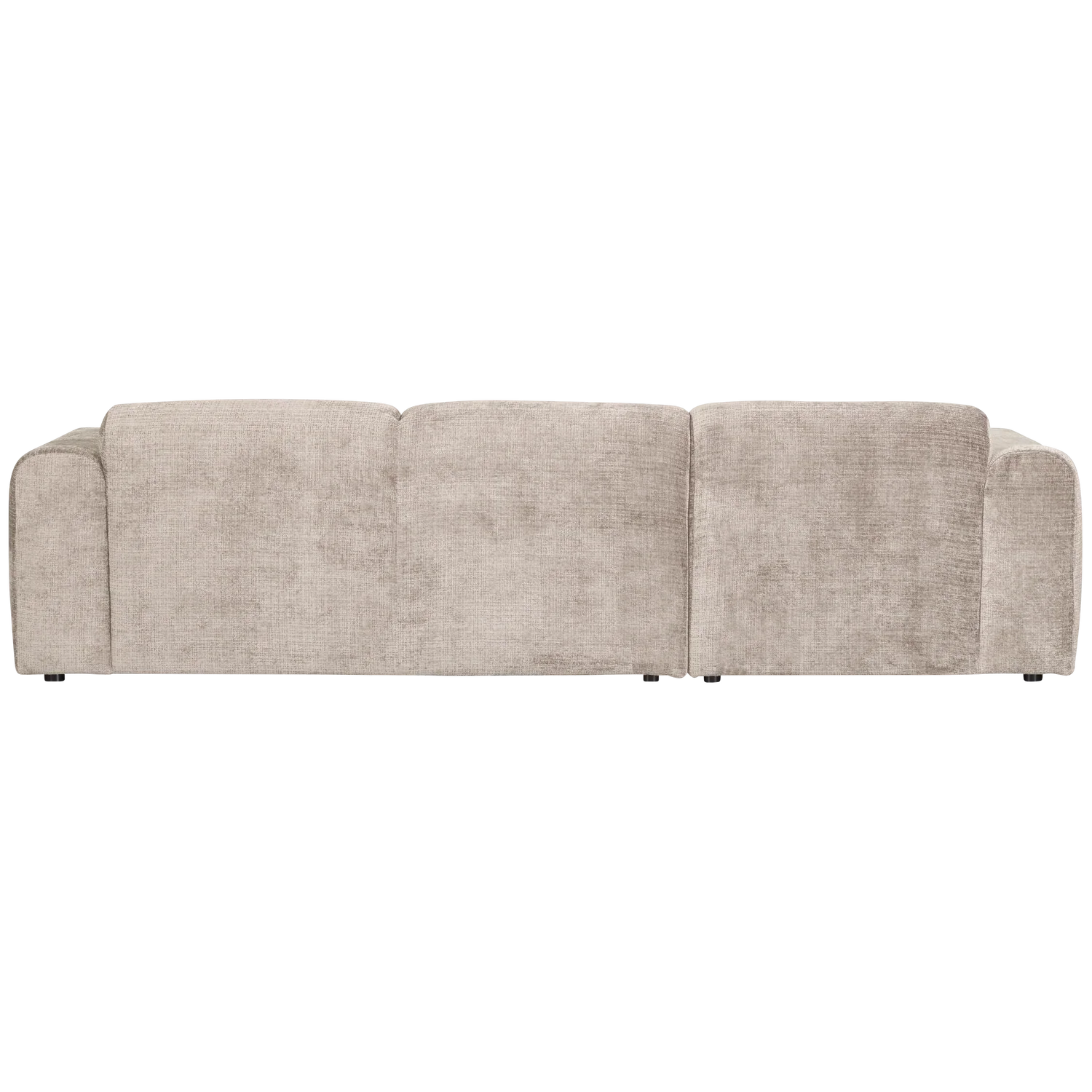 CLOUD CHAISE LONGUE SOFA LEFT CHENILLE NATURAL