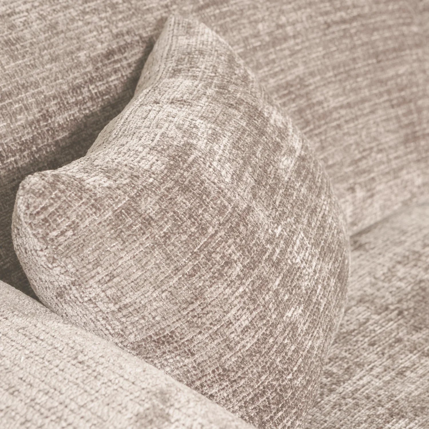 CLOUD CHAISE LONGUE SOFA RIGHT CHENILLE NATURAL