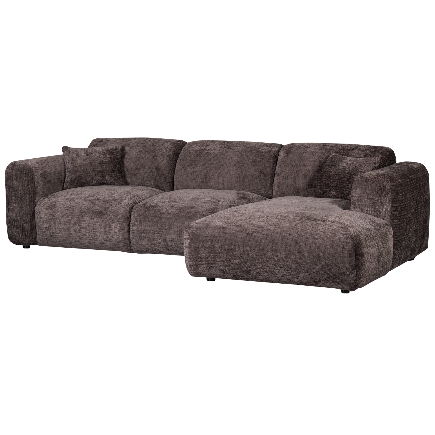 WOOOD canapea mare CLOUD CHAISE LONGUE | 100% Pes | Maro | 80x290x165 cm
