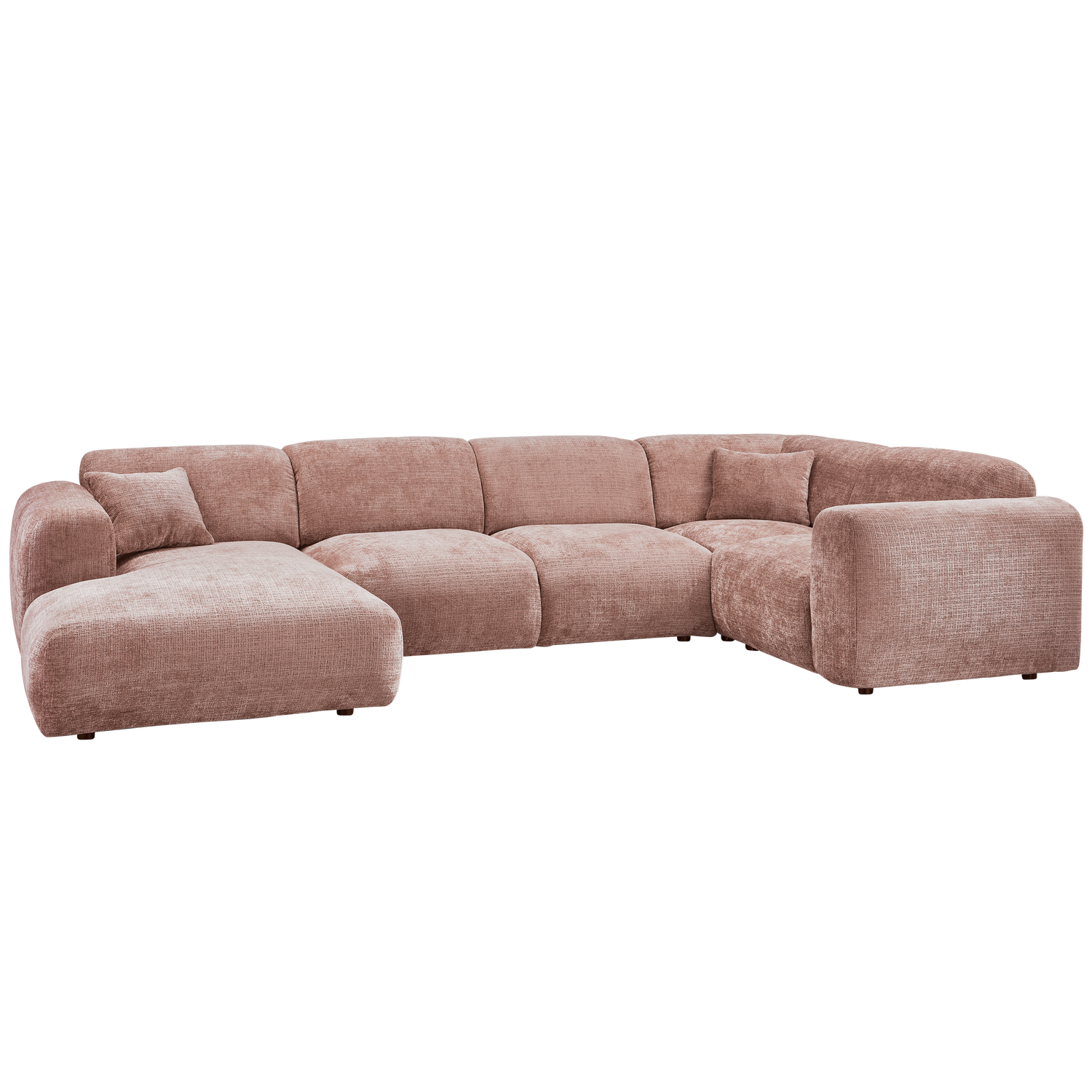 WOOOD canapea colt CLOUD | 100% Pes | Taupe | 80x345x198 cm