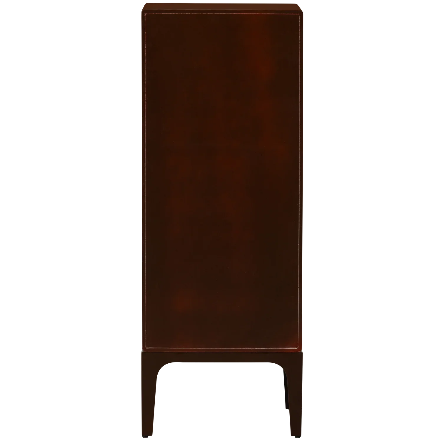 MERGE CABINET WITH 6 DRAWERS EUCALYPTUS WOOD BROWN/RED